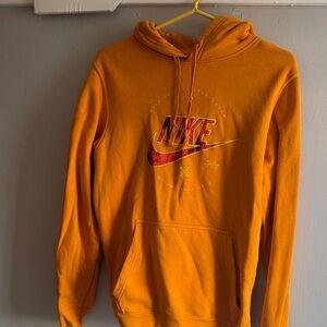 Nike Men's Vibrant Orange Hoodie